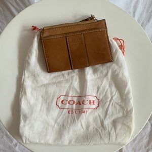 Coach mini wallet coin purse key chain
